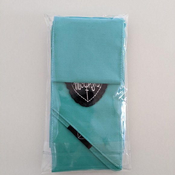 Morph8ne Large Green Teal Ribbon Bow Sash Goth Punk - Picture 5 of 5